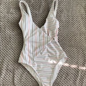 One piece bathing suit